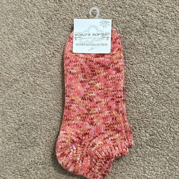World's Softest Weekend Collection Socks - Ragg Crew-Low Sock 2 pair - Picture 5 of 5